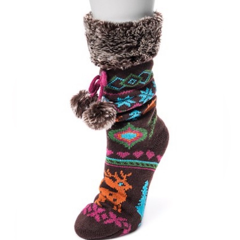 MUK LUKS Chocolate Cabin Slippers